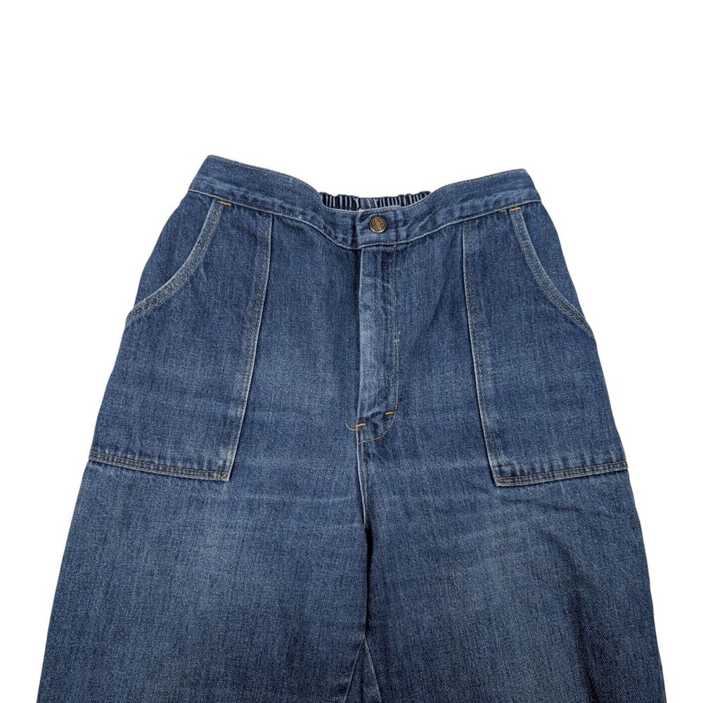 Vintage Levis Elastic‎ Jeans Womens Sz 14 32x29 Blue Denim *READ